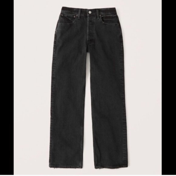 Abercrombie & Fitch Black Ankle Jeans - Picture 2 of 10